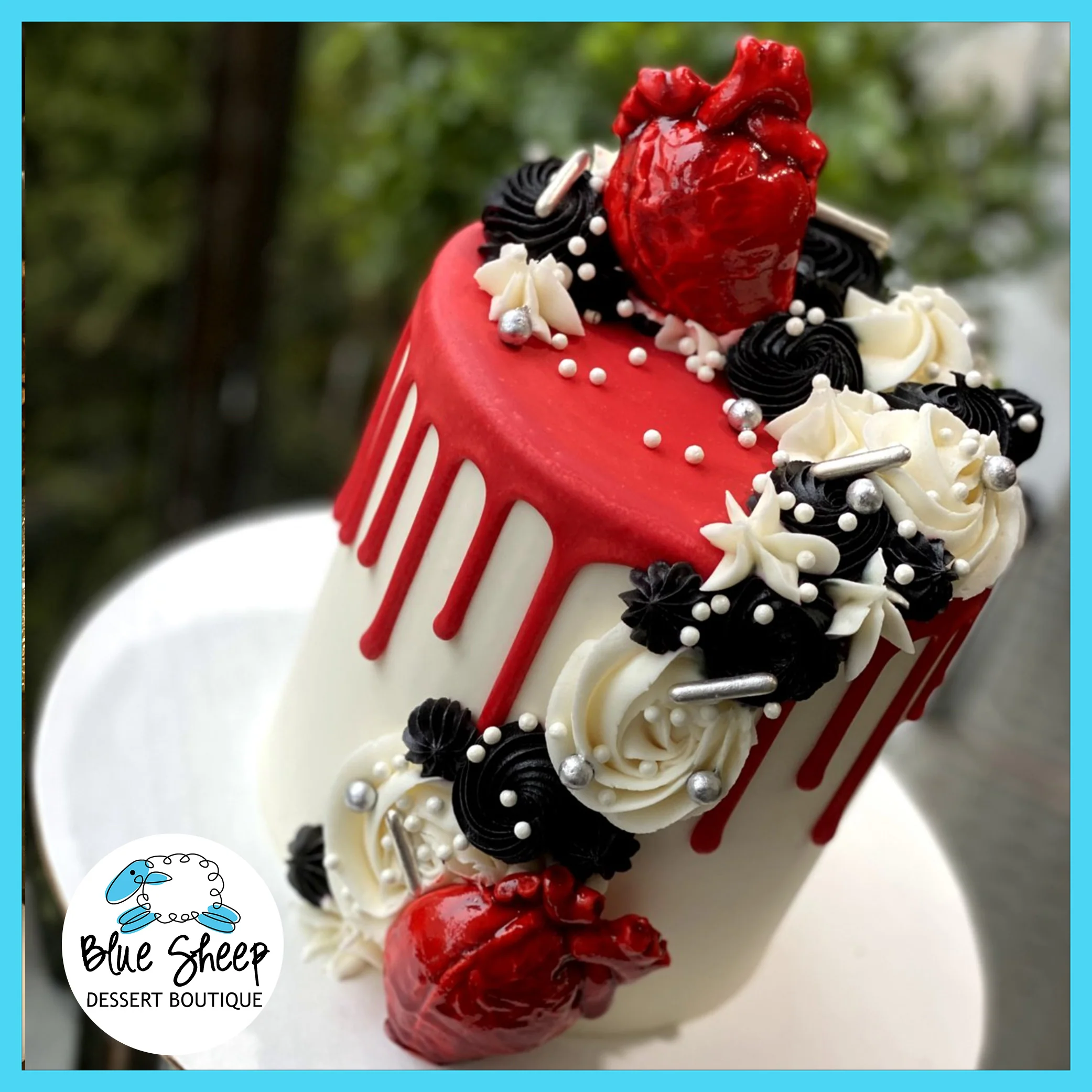 Bloody Heart Birthday Cake