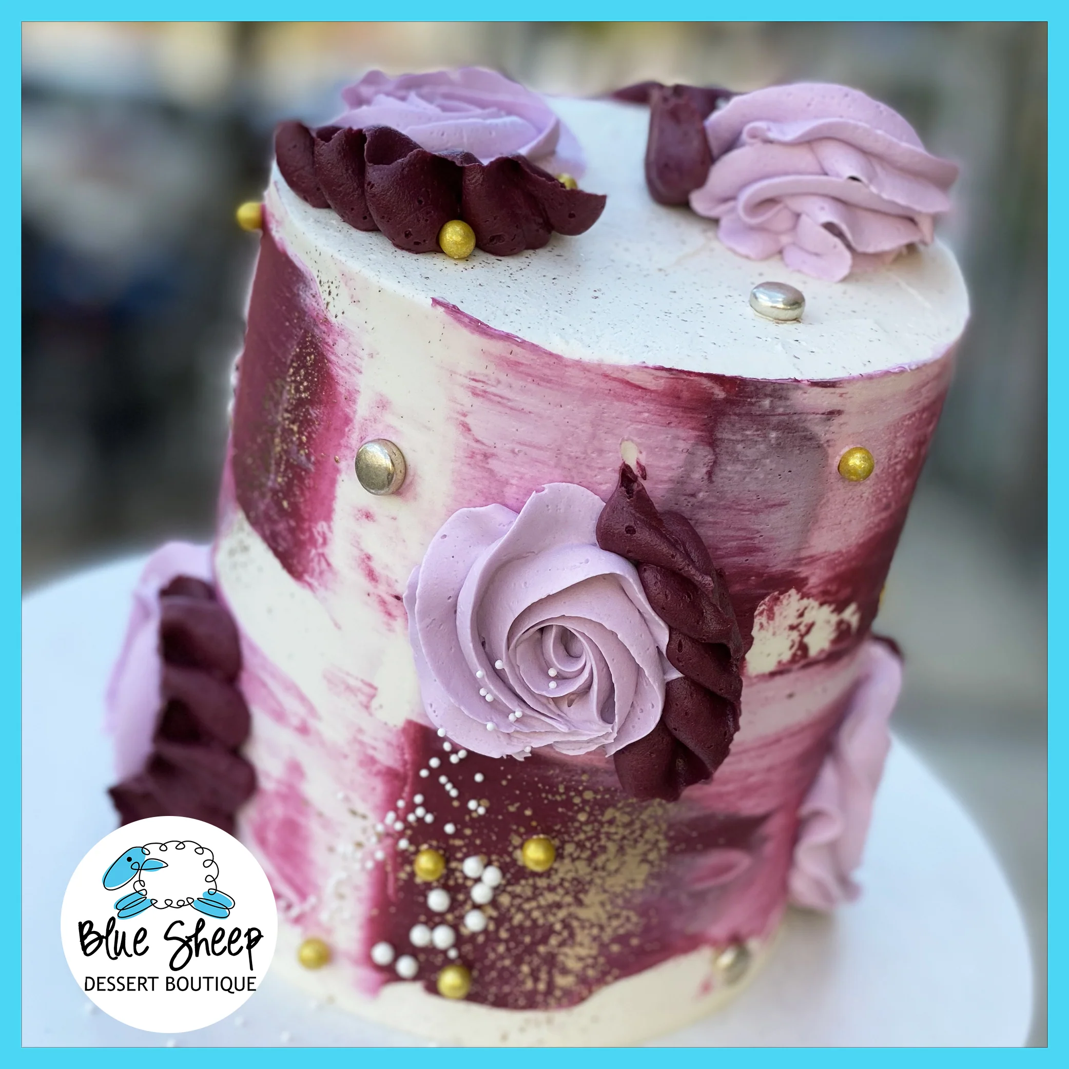 Bridget Bordeaux Birthday Cake