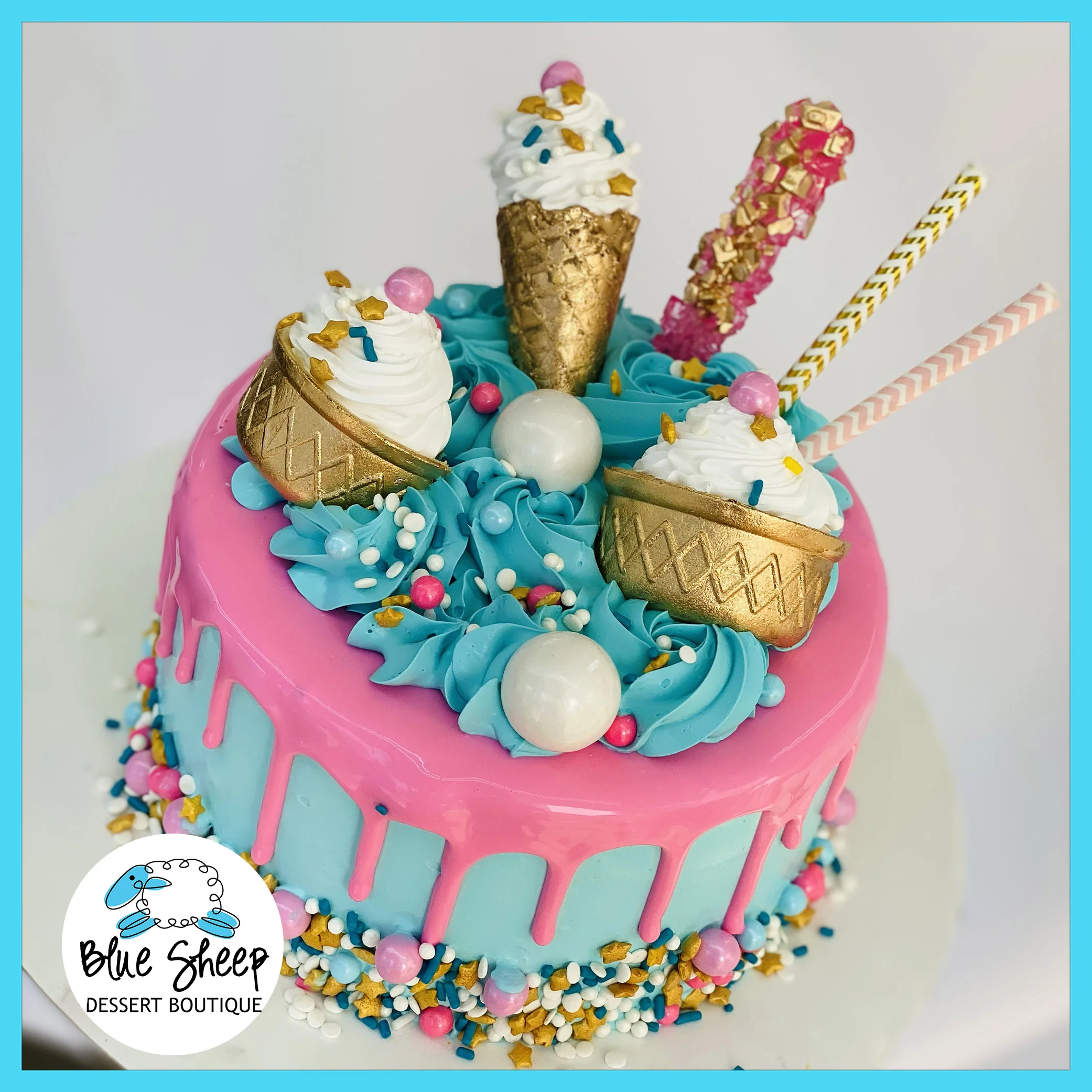 Candy Shoppe Ice Cream Cake