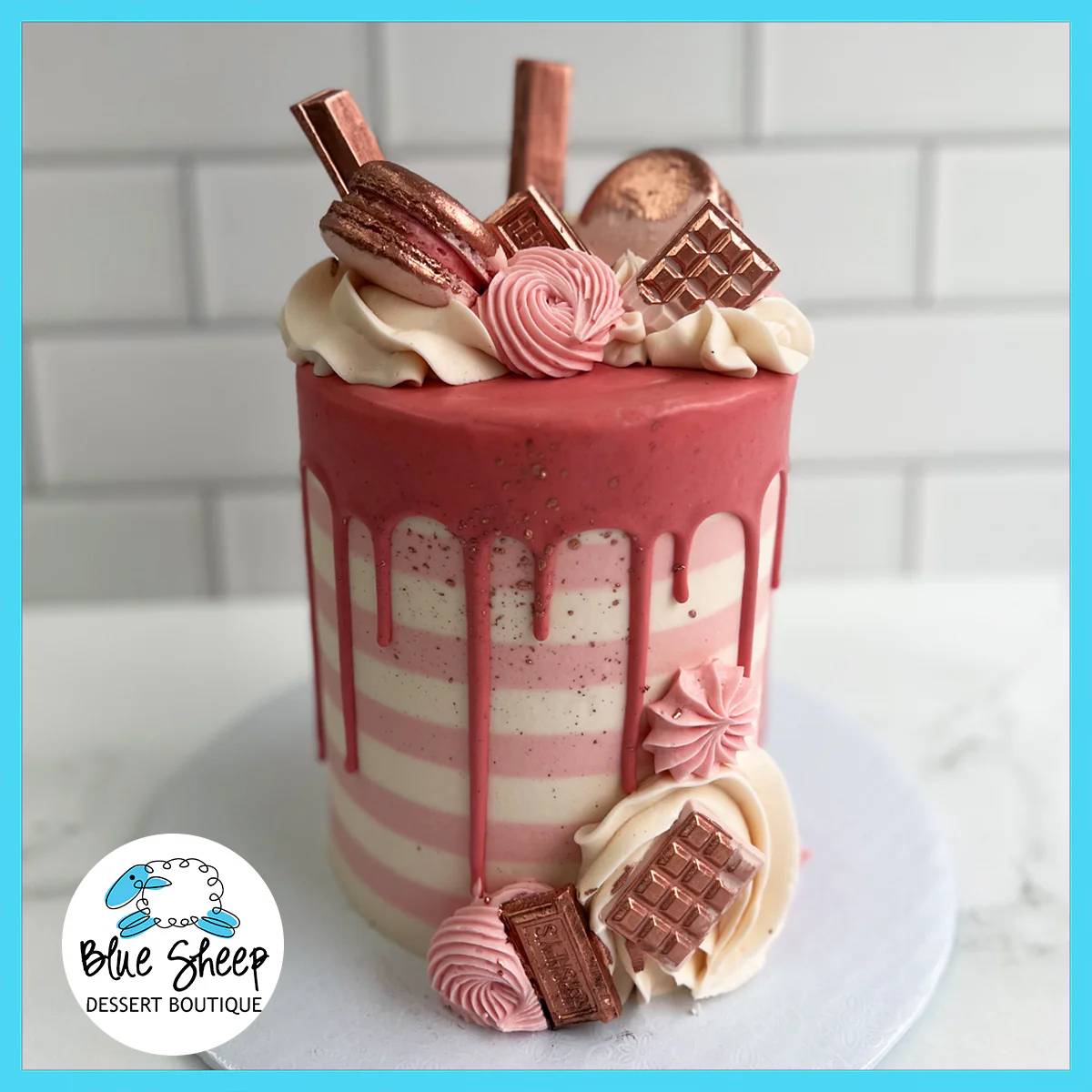 Candy Striper Signature Birthday Cake