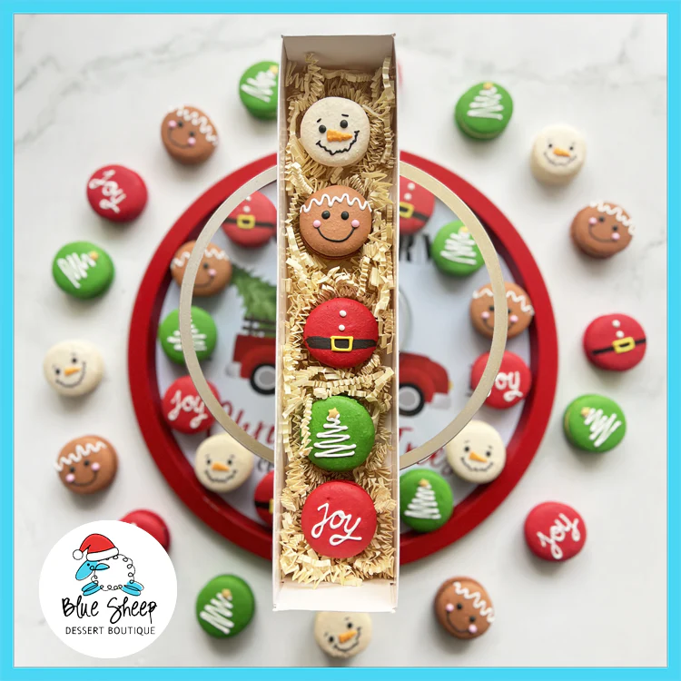 Christmas French Macaron Gift Set | Somerville Bakery NJ