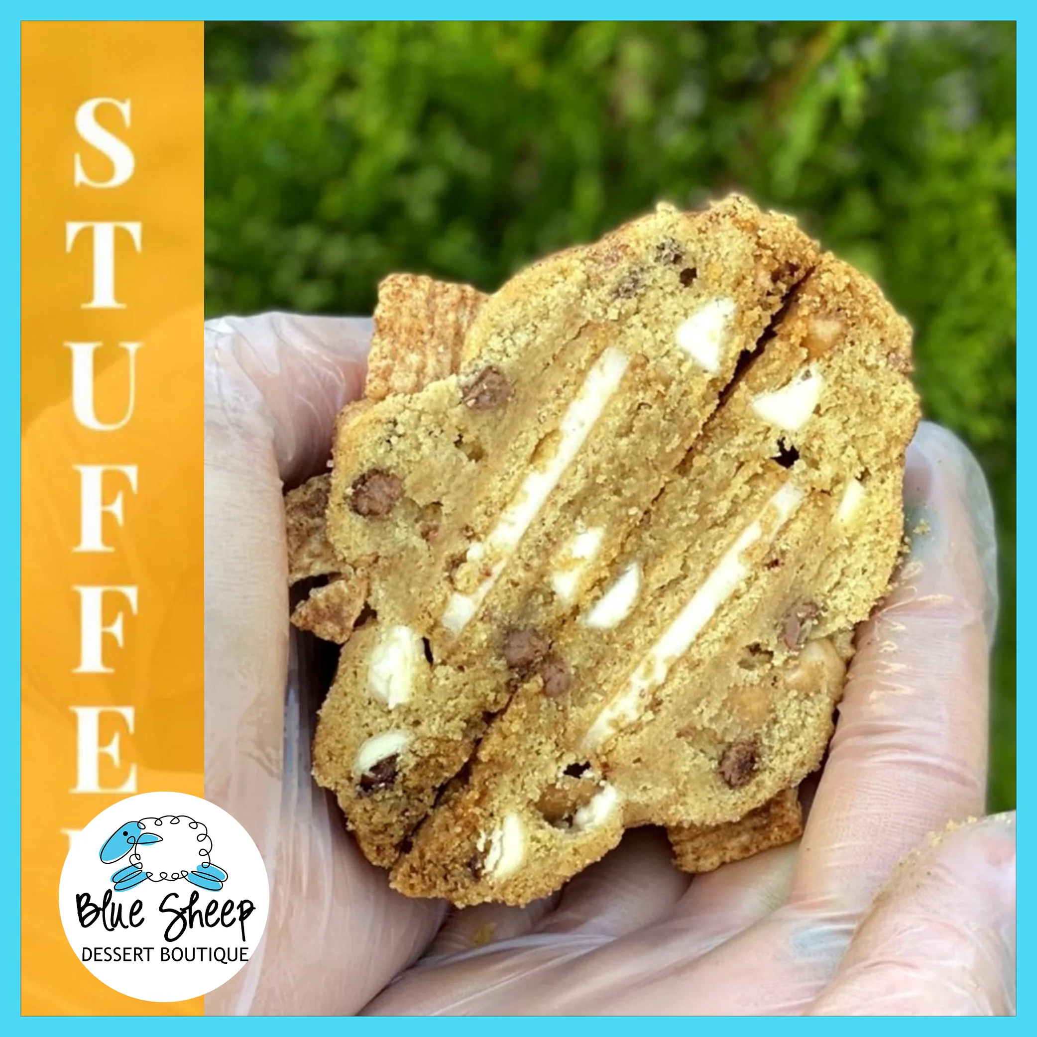 Cinnamon Toast Crunch Stuffed Cookie
