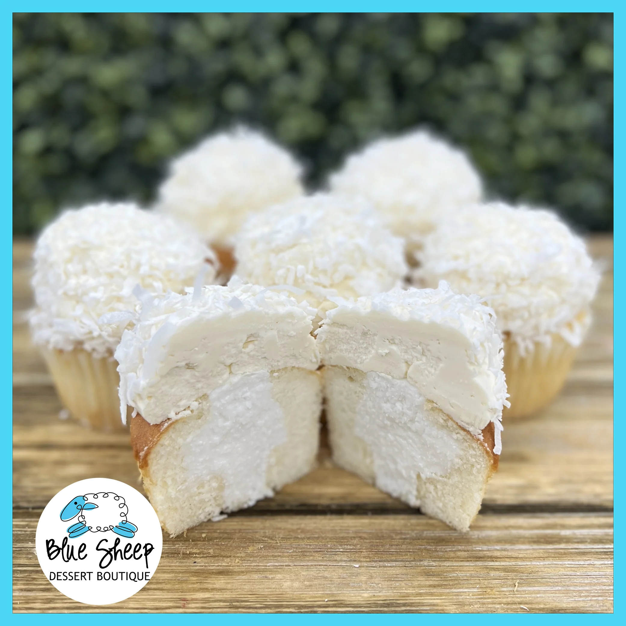 Coconut Cream Pie Cupcake - STUFFED!