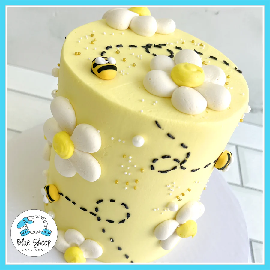 Daisies & Bees Birthday Cake