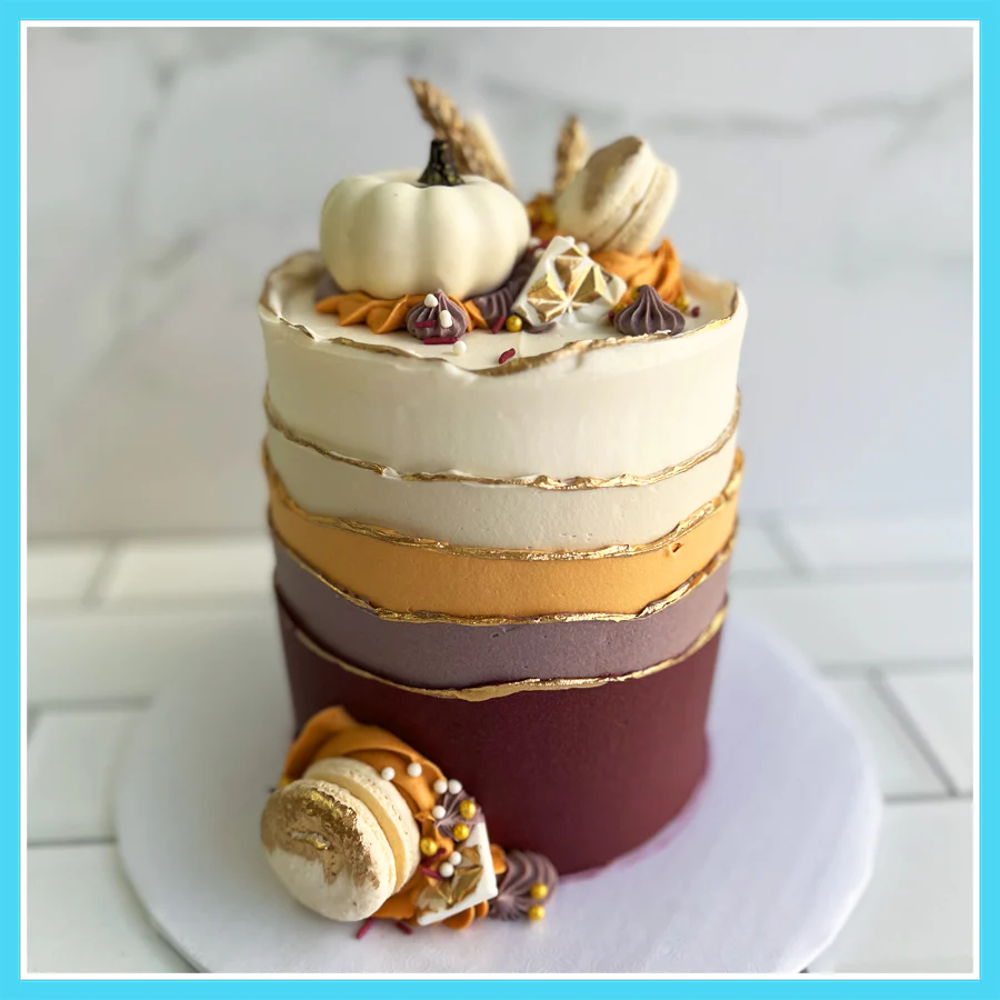 Thanksgiving Harvest Layers Cake
