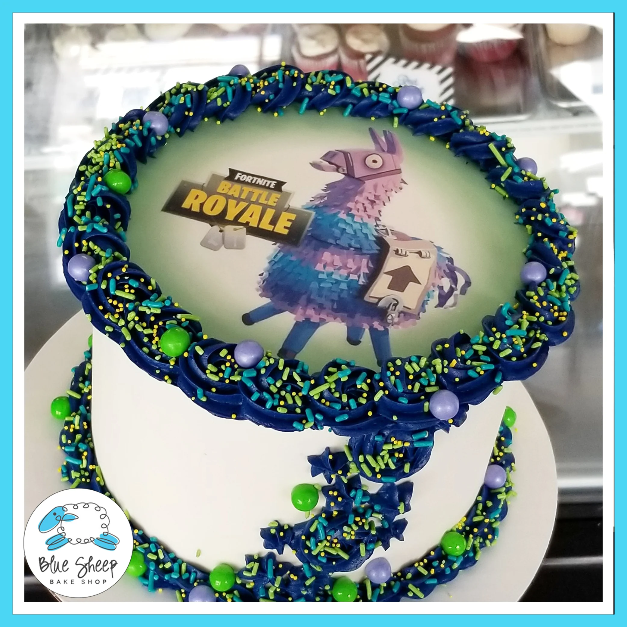 Fortnite Ice Cream Cake
