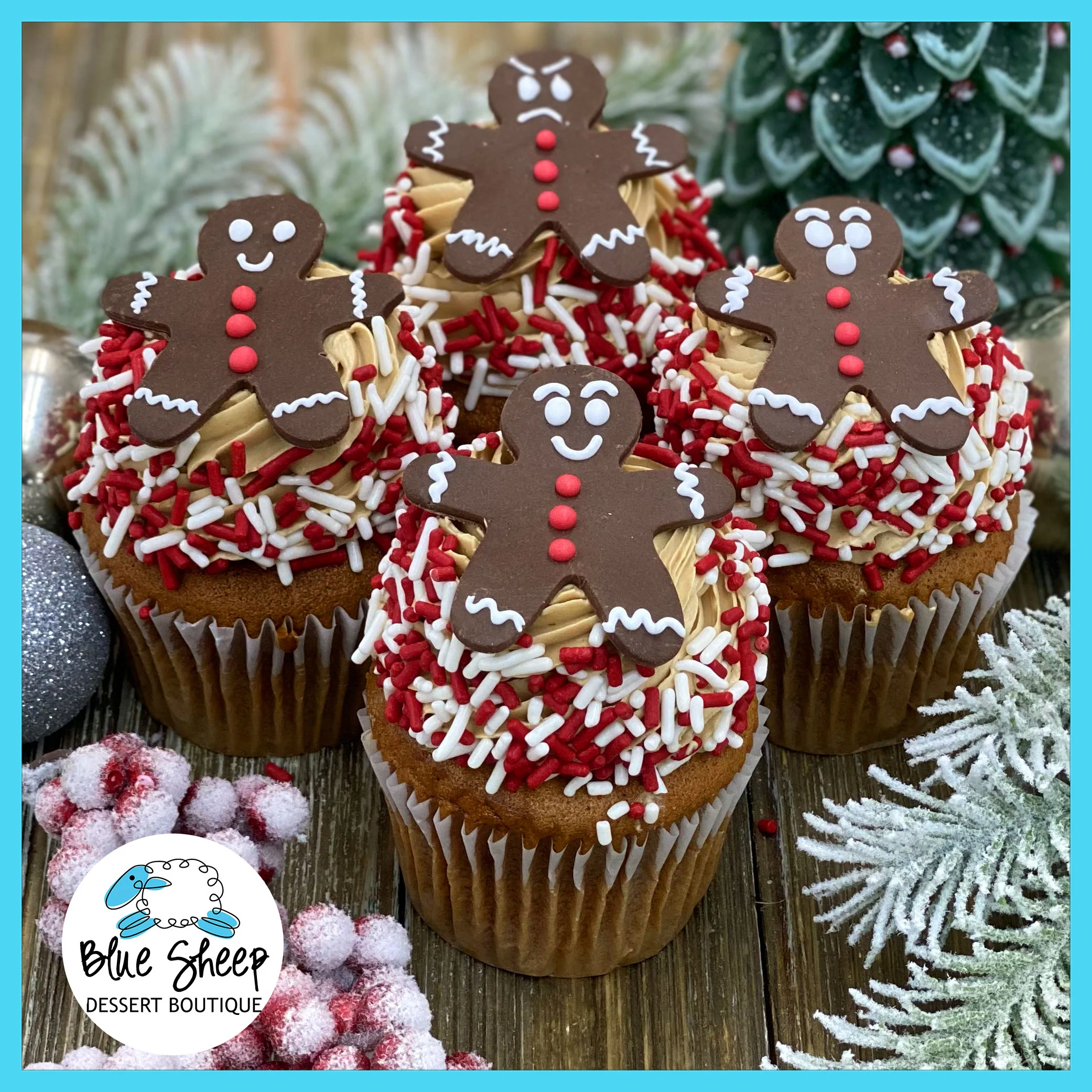 Gingerbread Latte Cupcake - STUFFED