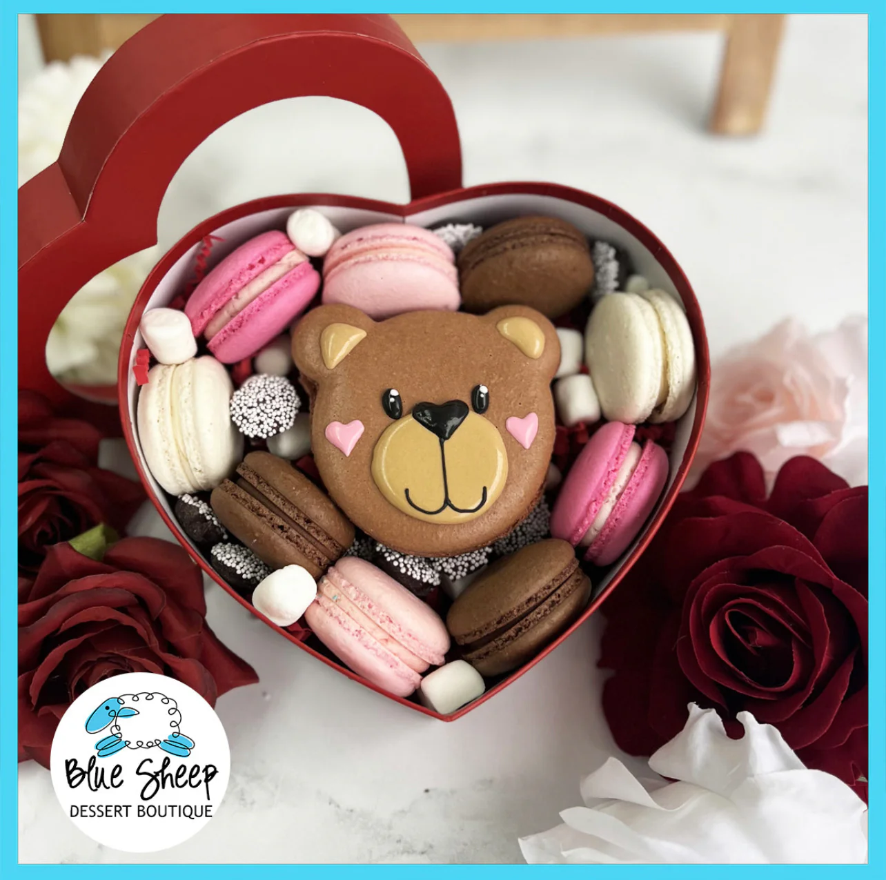 I Love You Beary Much - French Macarons Gift Set - Image 3