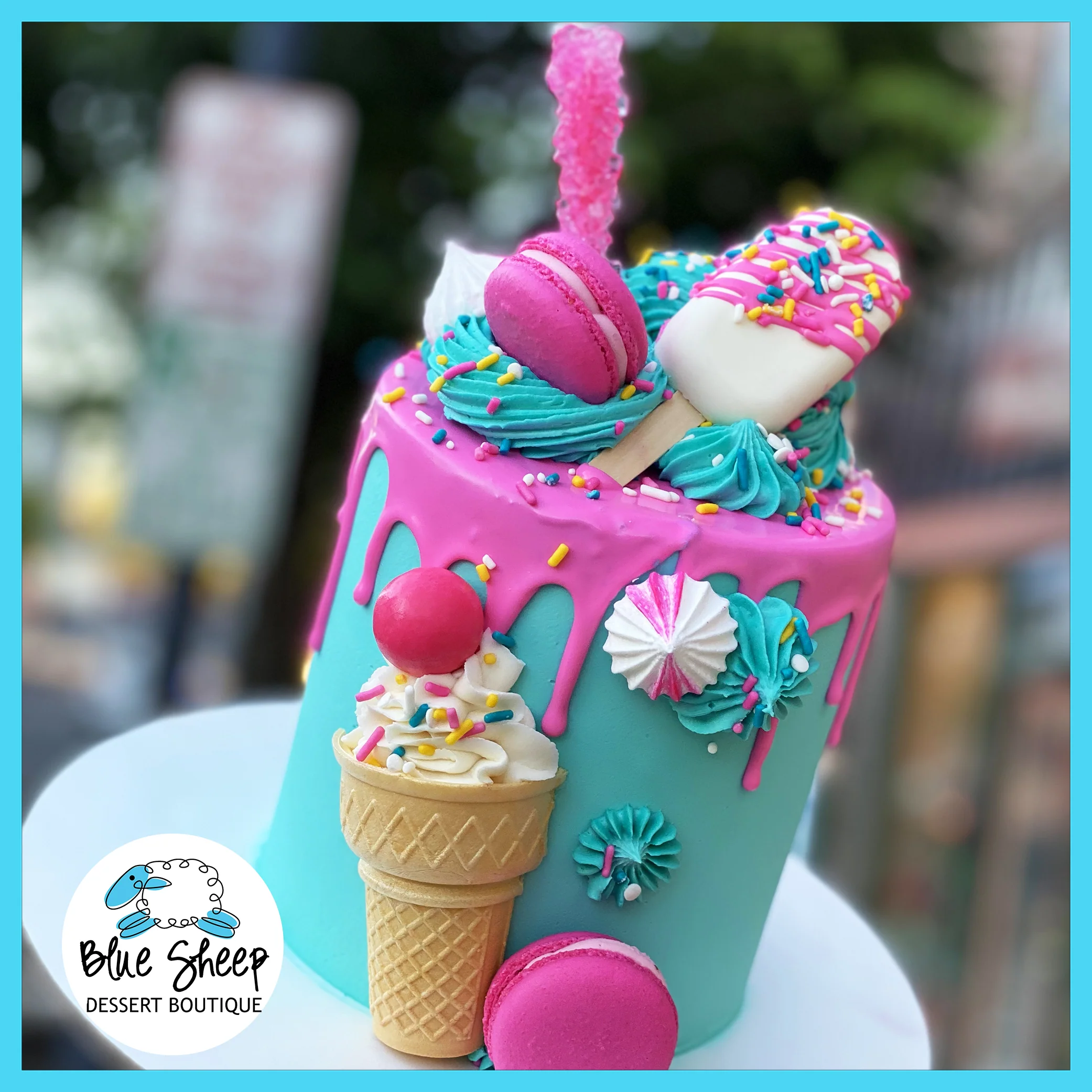 Ice Cream Cutie Birthday Cake