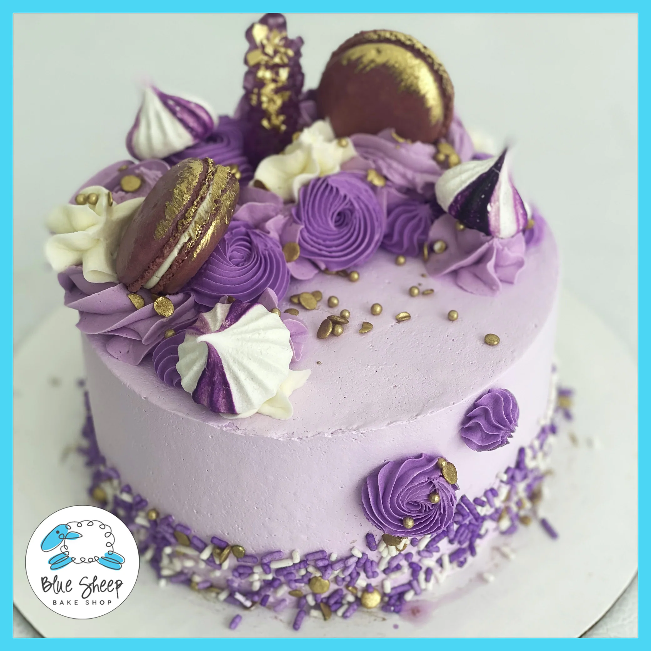 Lavender Love Ice Cream Cake