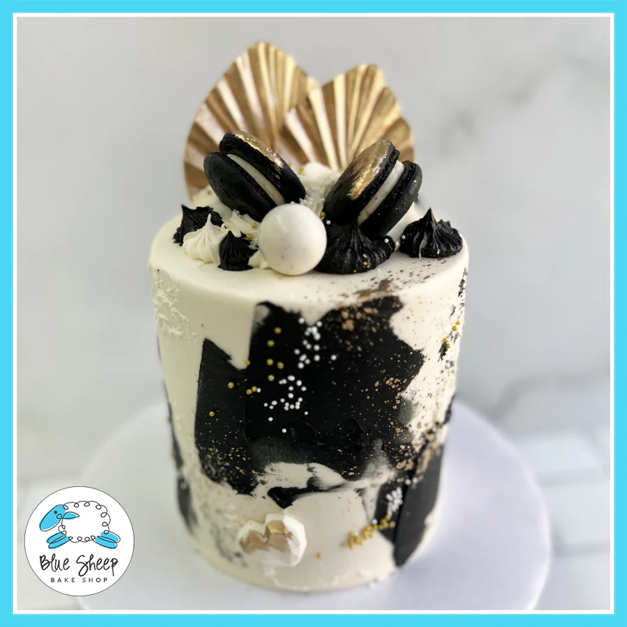 Midnight Glamour Birthday Cake