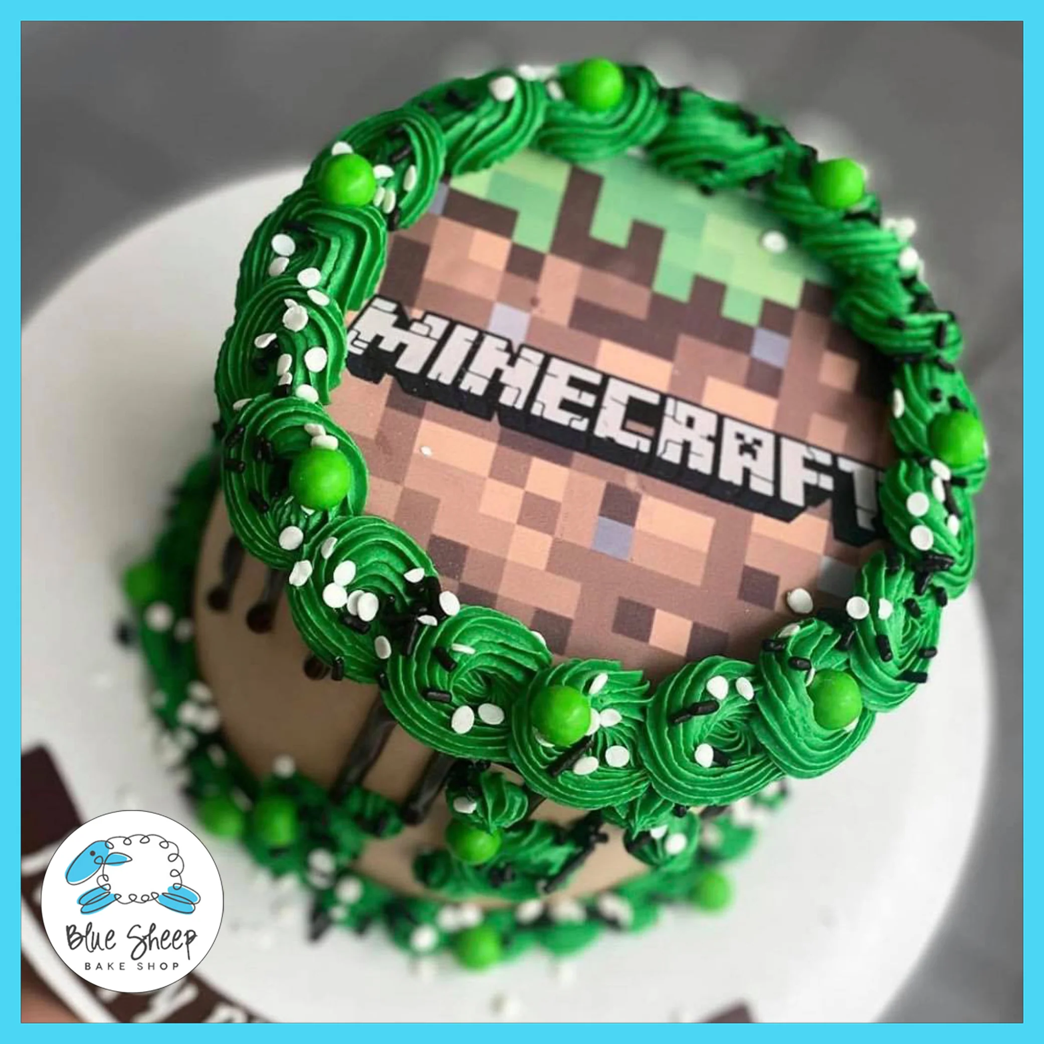 Minecraft Birthday Cake
