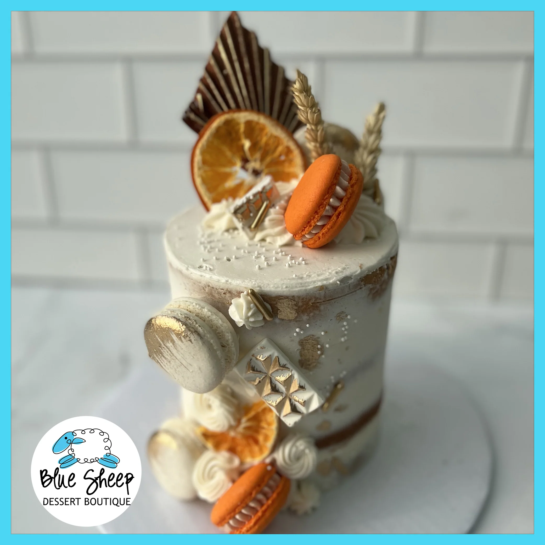 Naked Naranja Birthday Cake