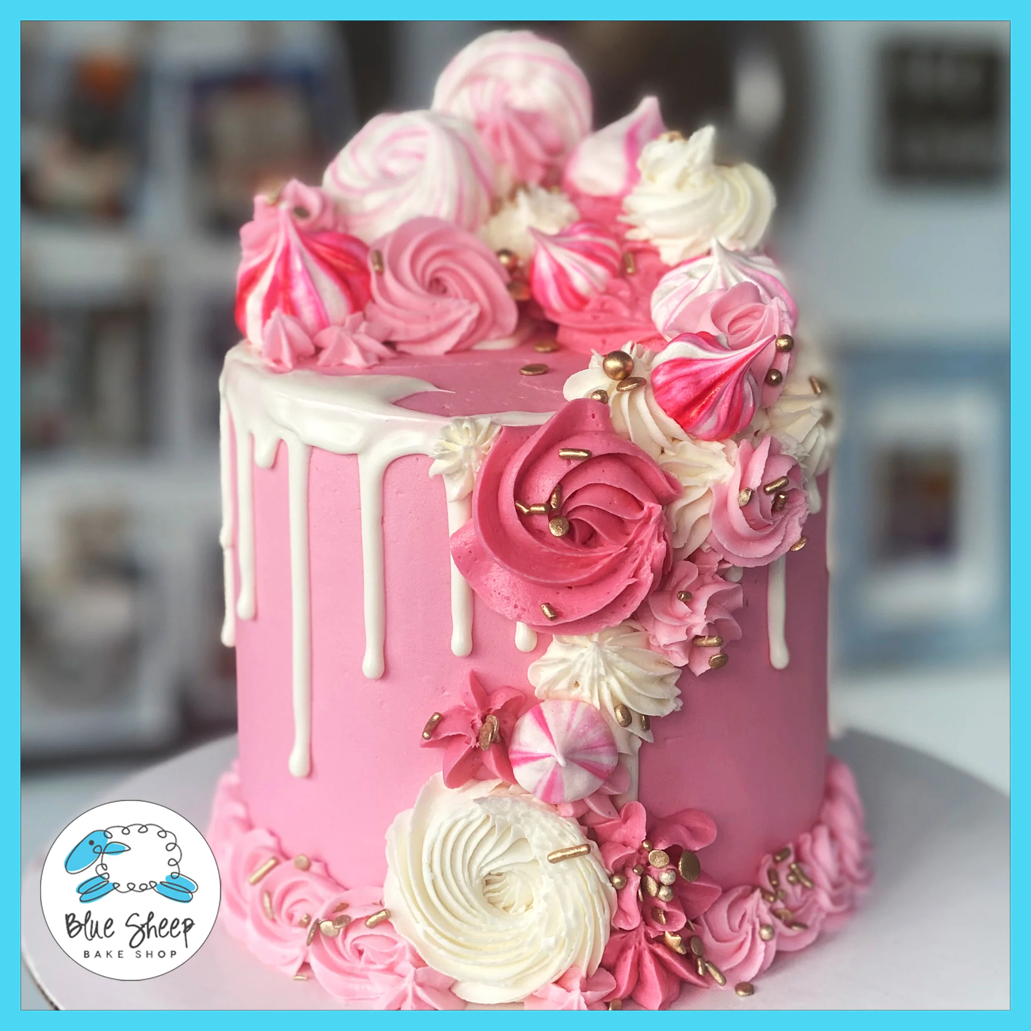 Meringue Birthday Cake