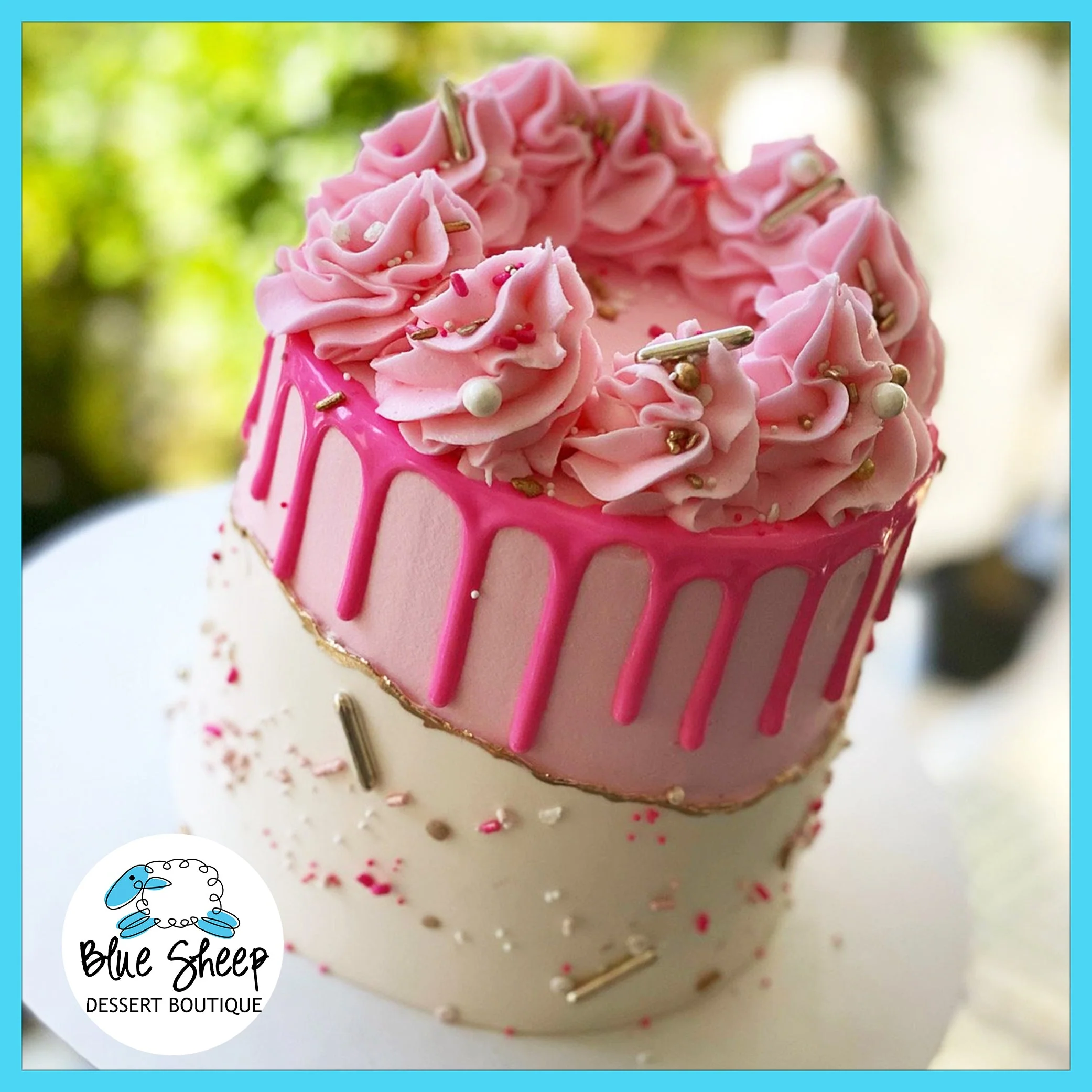 Pink Viva Glam Cake - Gluten Free