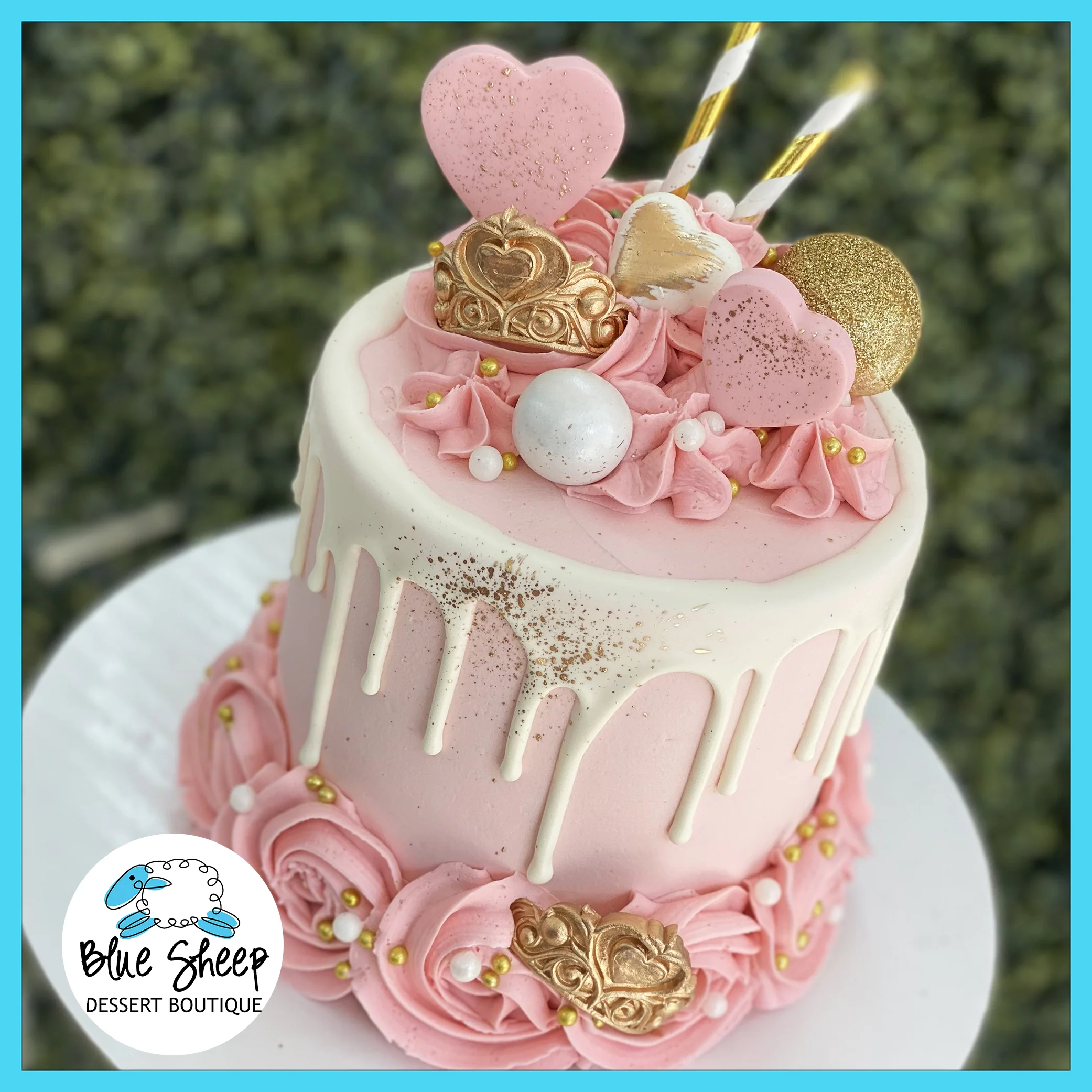 Princess In Pink Birthday Cake