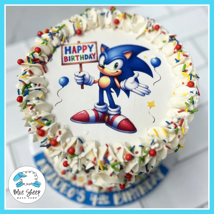 Sonic The Hedgehog Birthday Cake
