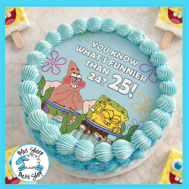 Sponge Bob Ice Cream Cake