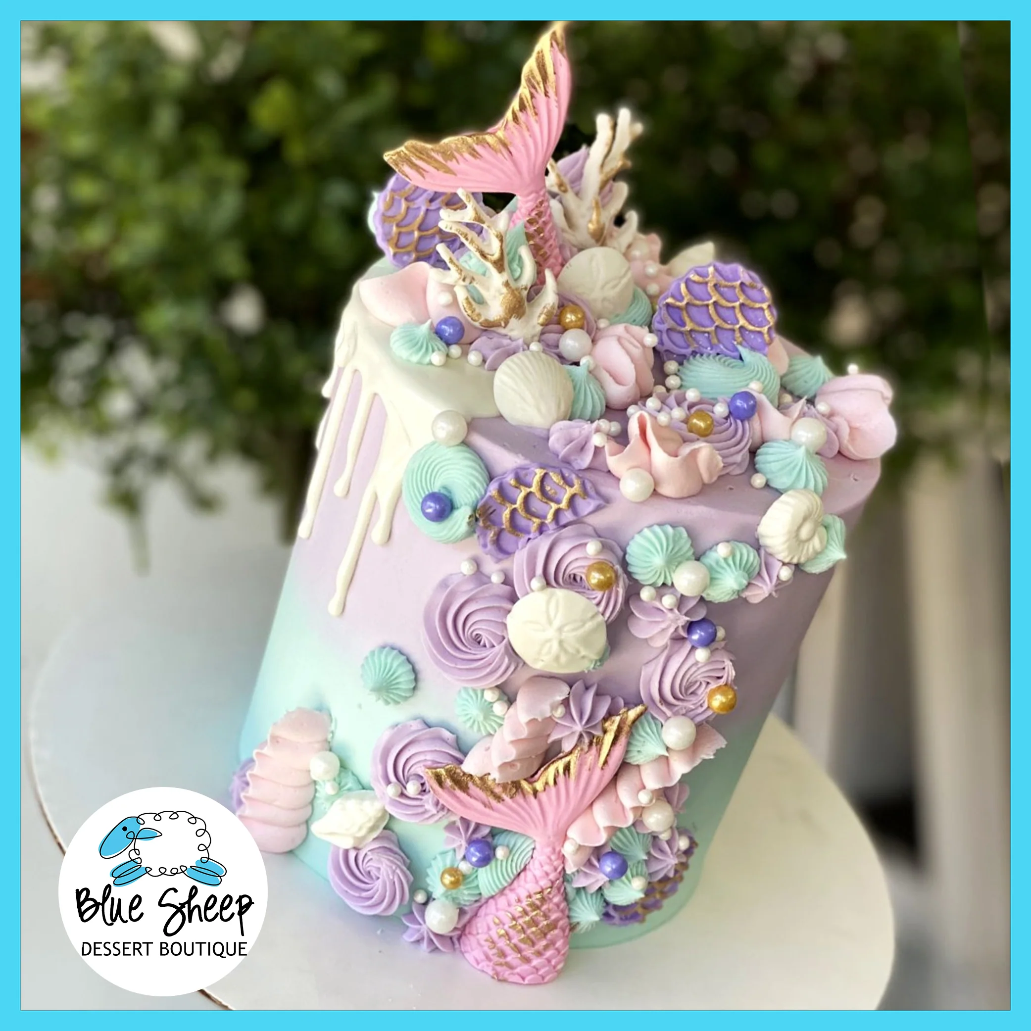 Under The Sea To Go Birthday Cake