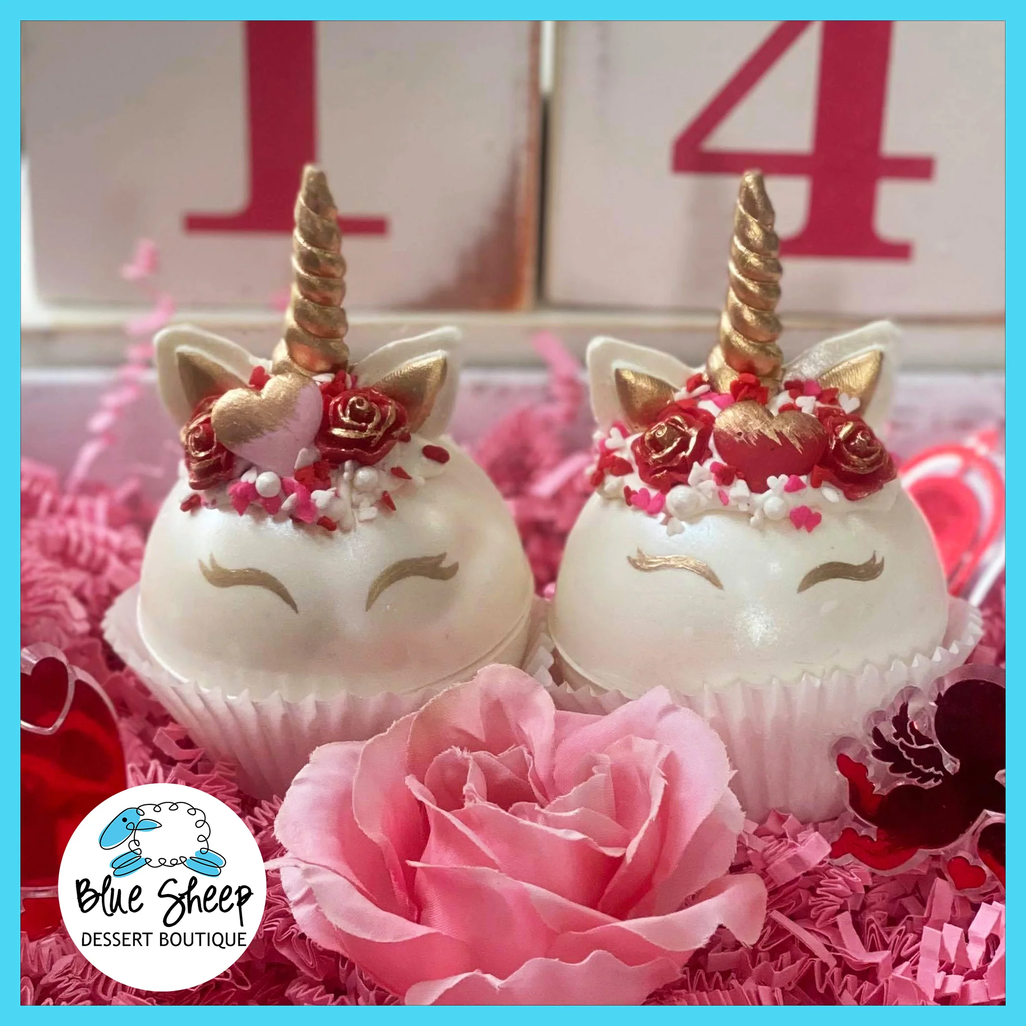 Valentine's Day Unicorn Hot Cocoa Bomb (sold individually)