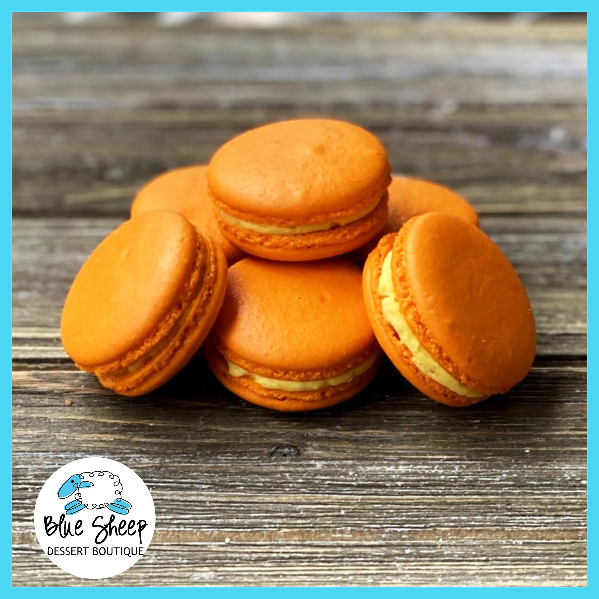 Mango Macarons