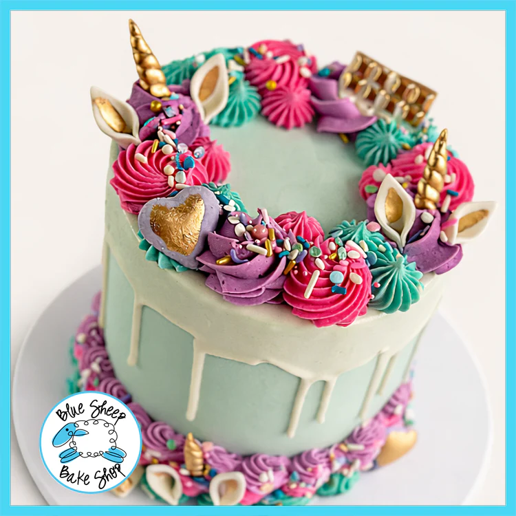 Whimsical Unicorn Birthday Cake - Image 2