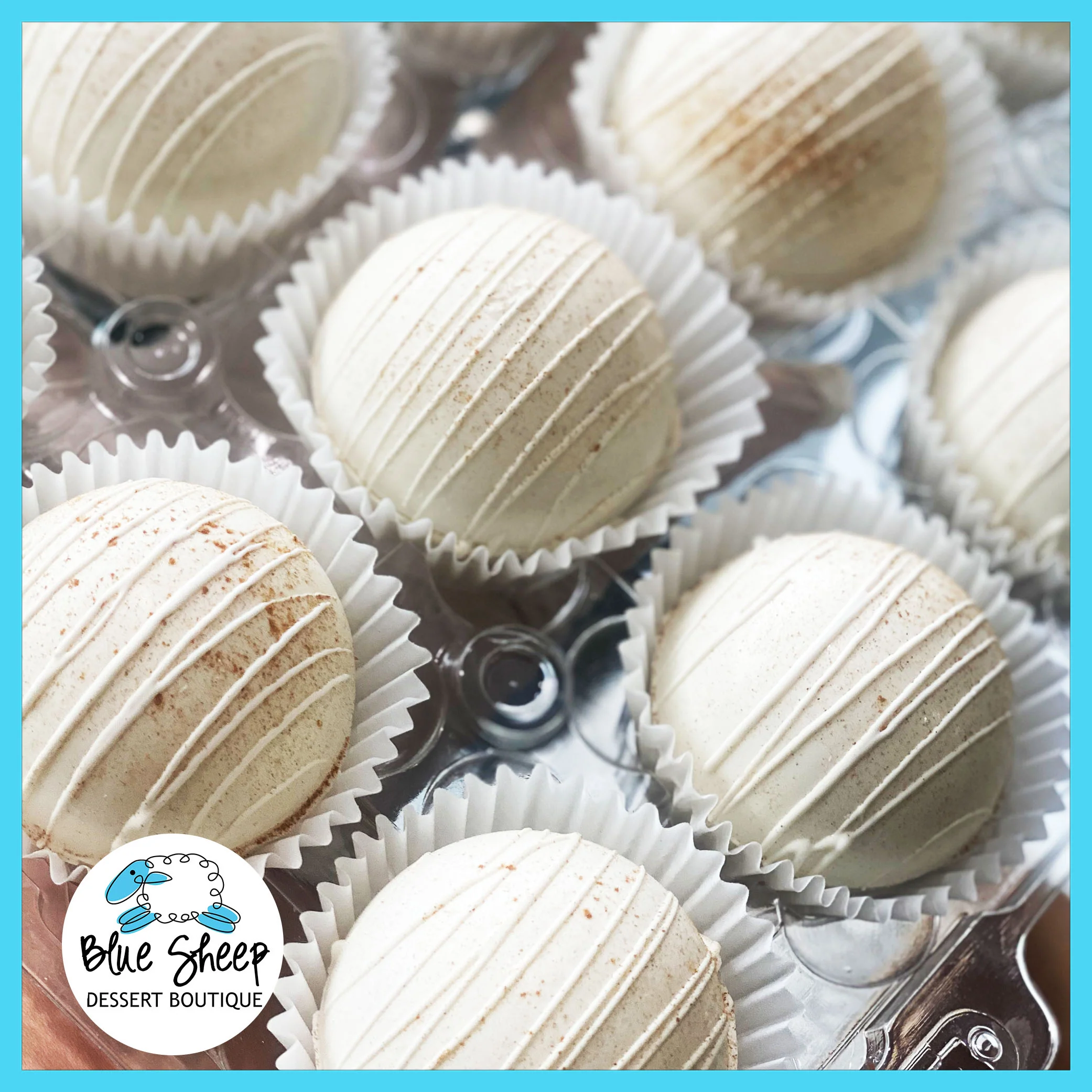 White Chocolate Cocoa Bomb - PART OF SHIPPING BUNDLE